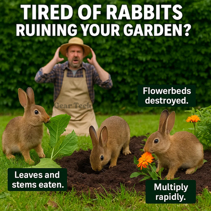 Outdoor Motion Activated Animal Repellent Garden Defender