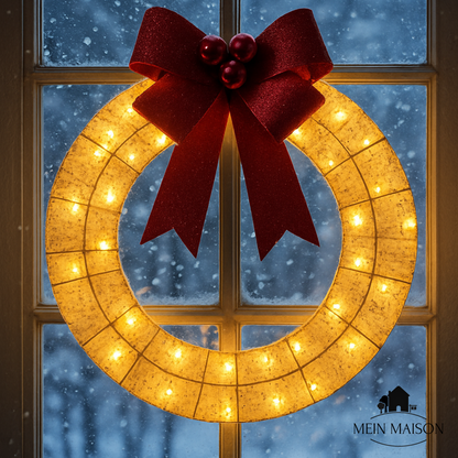 Bright Christmas Wreath for Home Decor