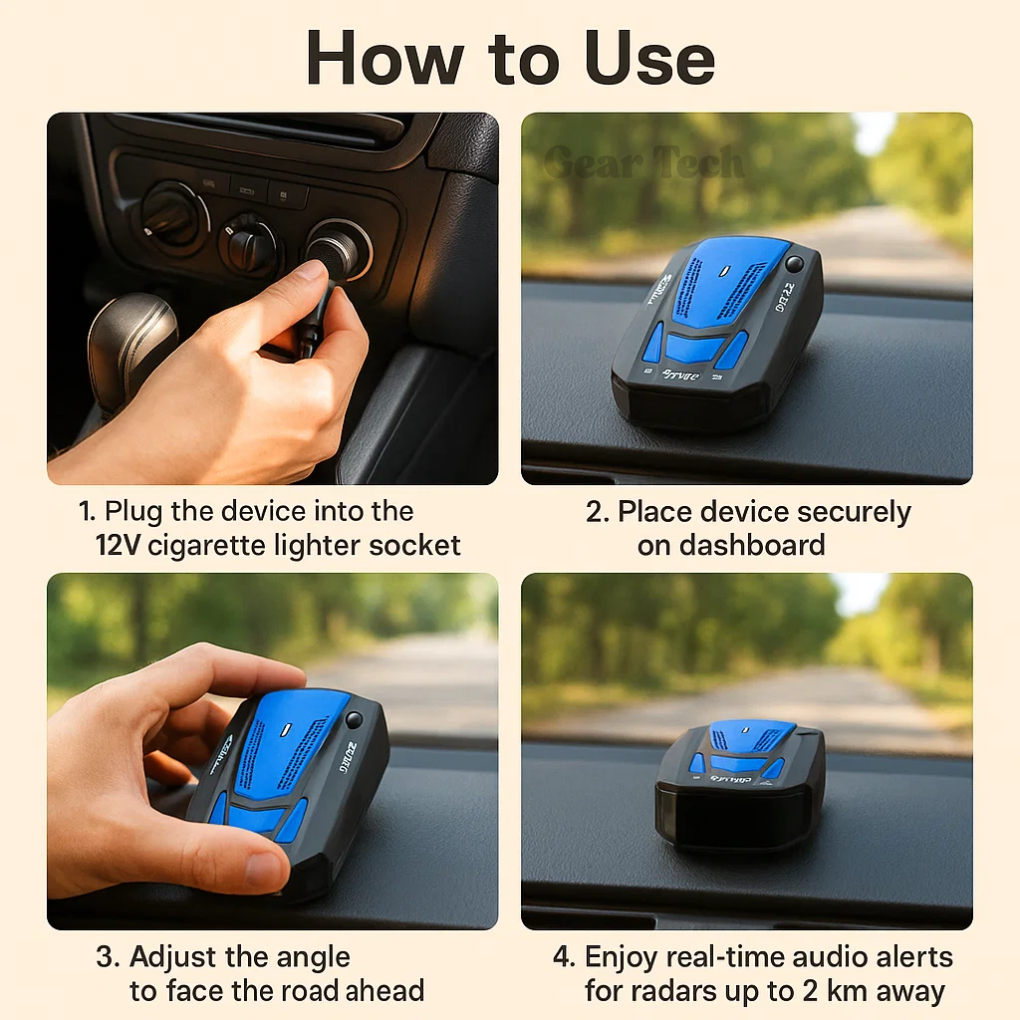 Advanced UK Speed Camera Detector with Long Range Alert