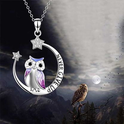 Inspirational Owl Pendant Necklace