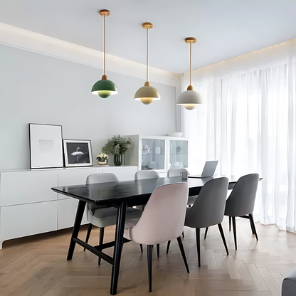 Natural Wood Hanging Lamp for Cozy Home Decor - Fesara