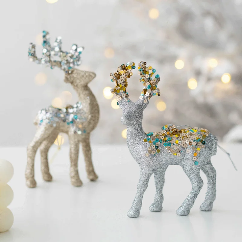 Shimmering Reindeer Christmas Ornament