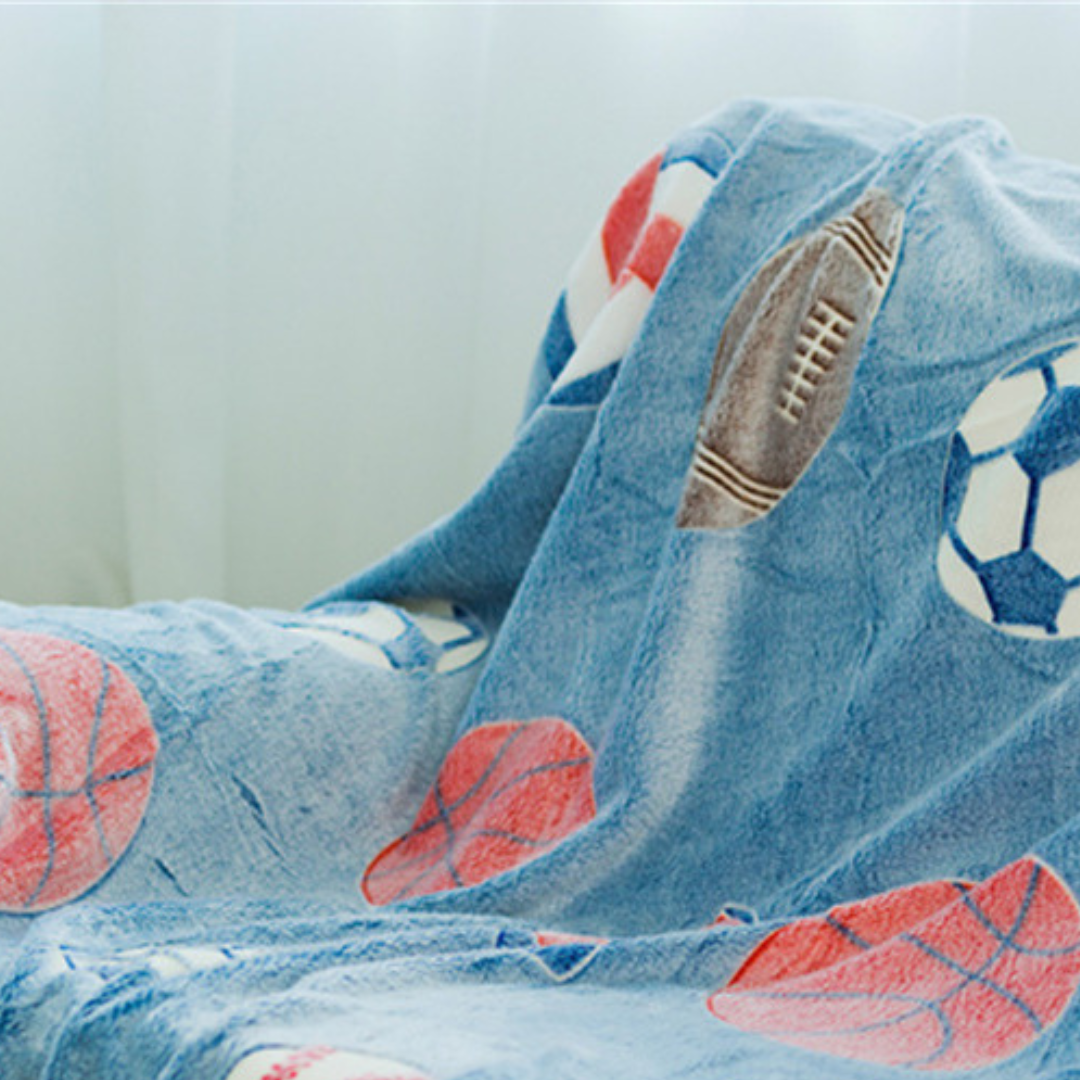 Bright Glow Kids Throw Blanket