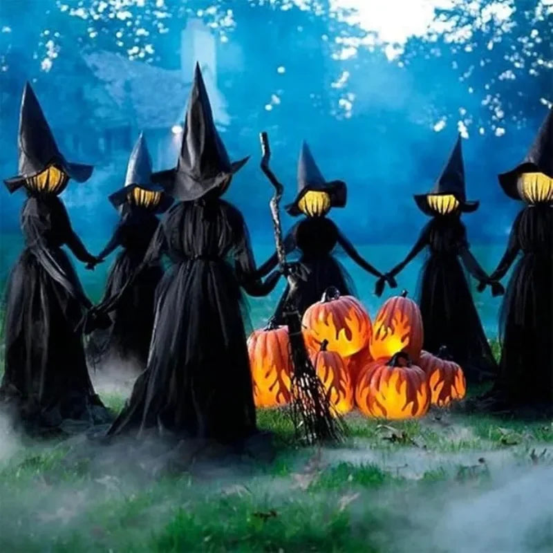 Spooky LED Witch Halloween Decoration - Fesara