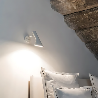 Rustic Metal Wall Lamp with Modern LED Light