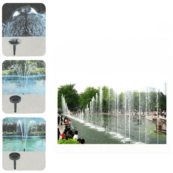 Energy-Efficient Water Fountain Pump for Quiet Circulation – Versatile Pond and Water Feature Pump with Adjustable Nozzles-6