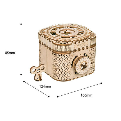 Challenging Wooden 3D Brain Teaser Puzzle