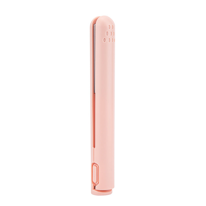 Compact 2-in-1 Curling and Flat Iron with Ceramic Plate