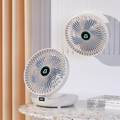 Compact Collapsible Fan - Quiet Personal Air Cooler - Fesara