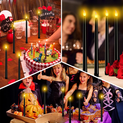 Dark LED Flicker Candles for Decor and Party