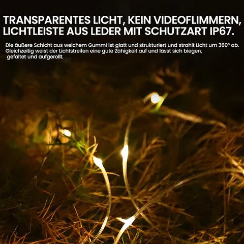 Outdoor String Lights Waterproof Portable Decorative Lights