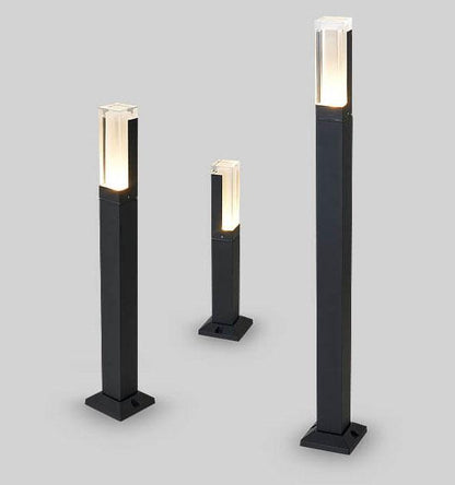 Contemporary Outdoor Solar Pathway Lamp