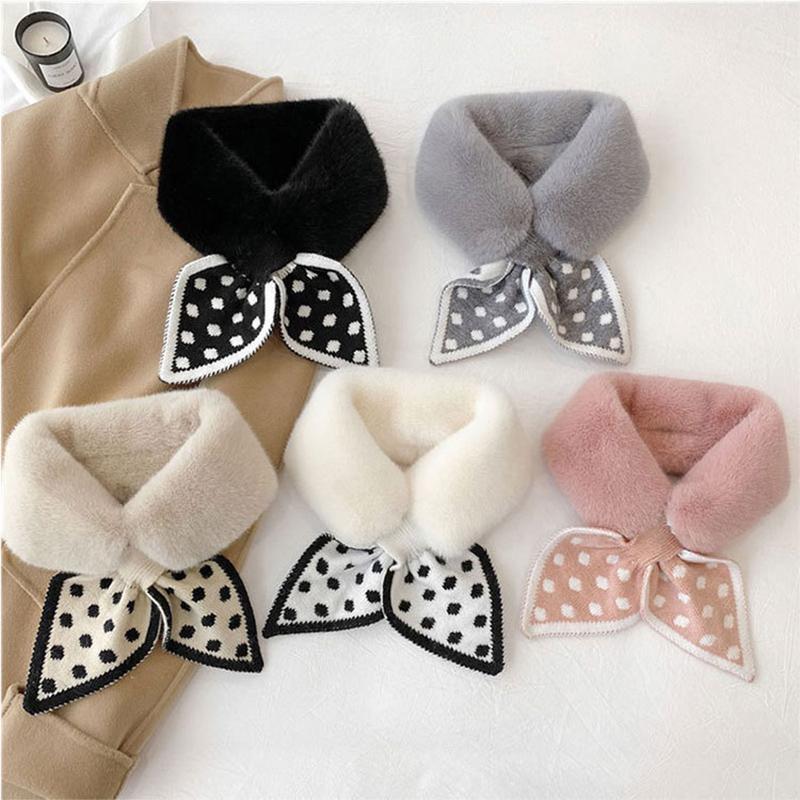 Soft Thick Faux Fur Winter Scarf