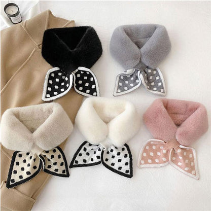 Soft Thick Faux Fur Winter Scarf