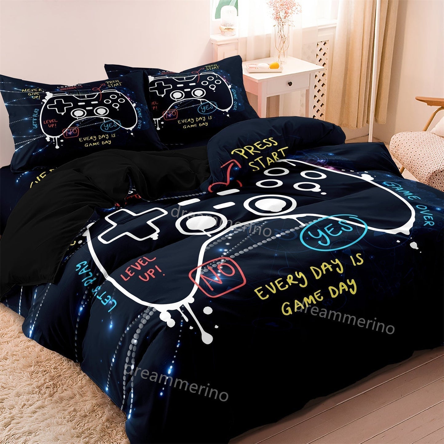 Gamer Bedroom Comforter Set