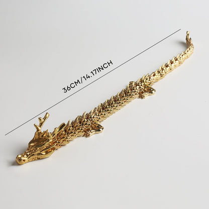 Collectible Gold Dragon Figurine