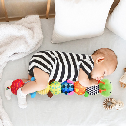 Colorful Plush Musical Caterpillar Toy