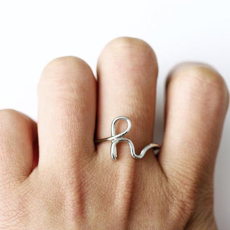 Fesara | Classic Alphabet Ring
