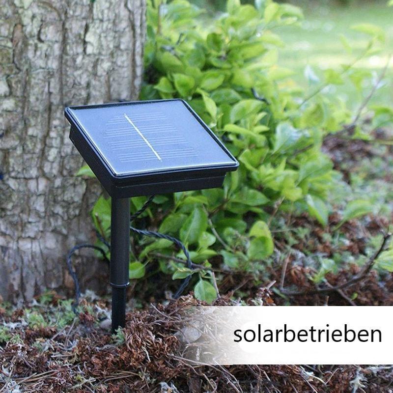 Outdoor Solar Powered Wicker LED Lanterns