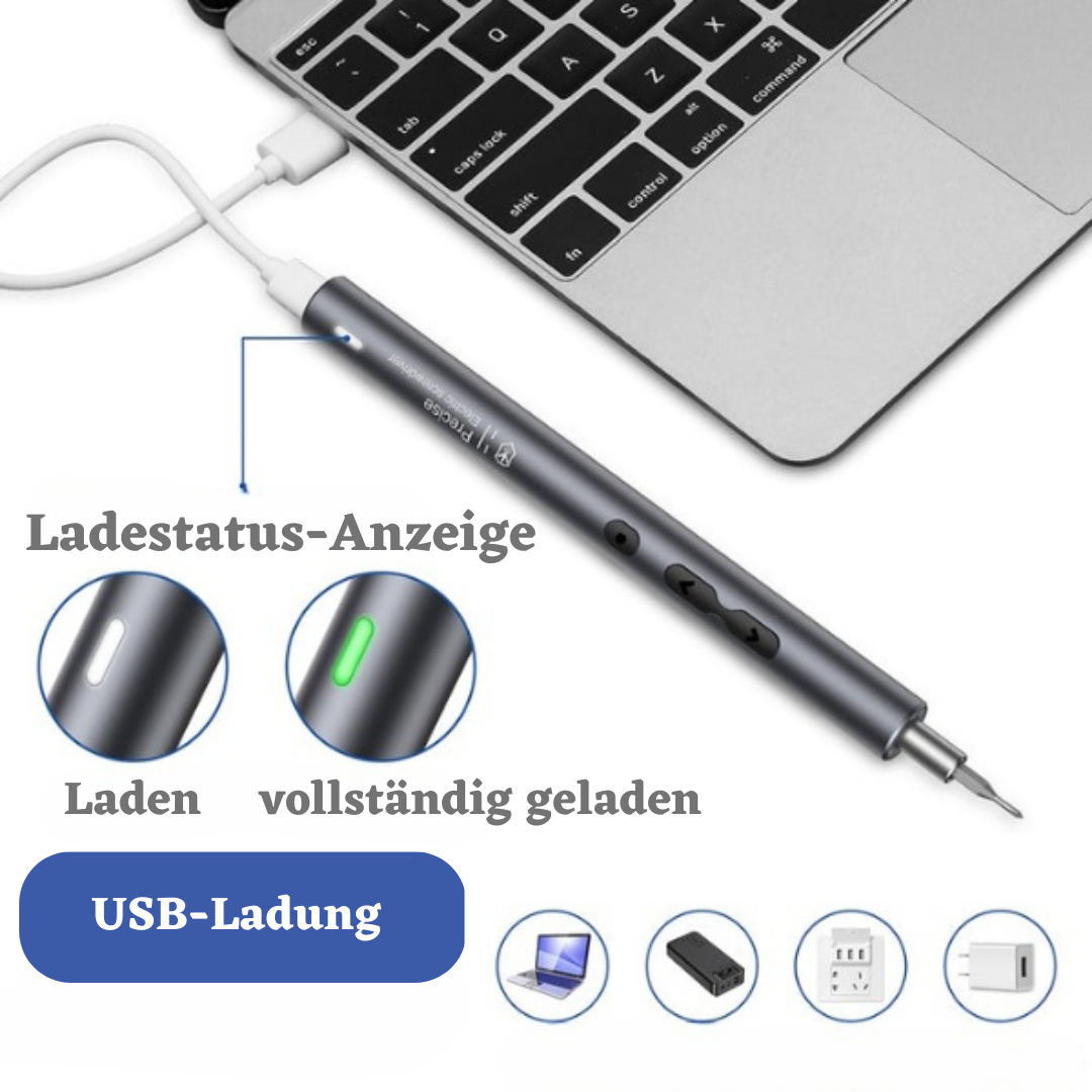 Fast Electric Screwdriver with Easy Grip Handle
