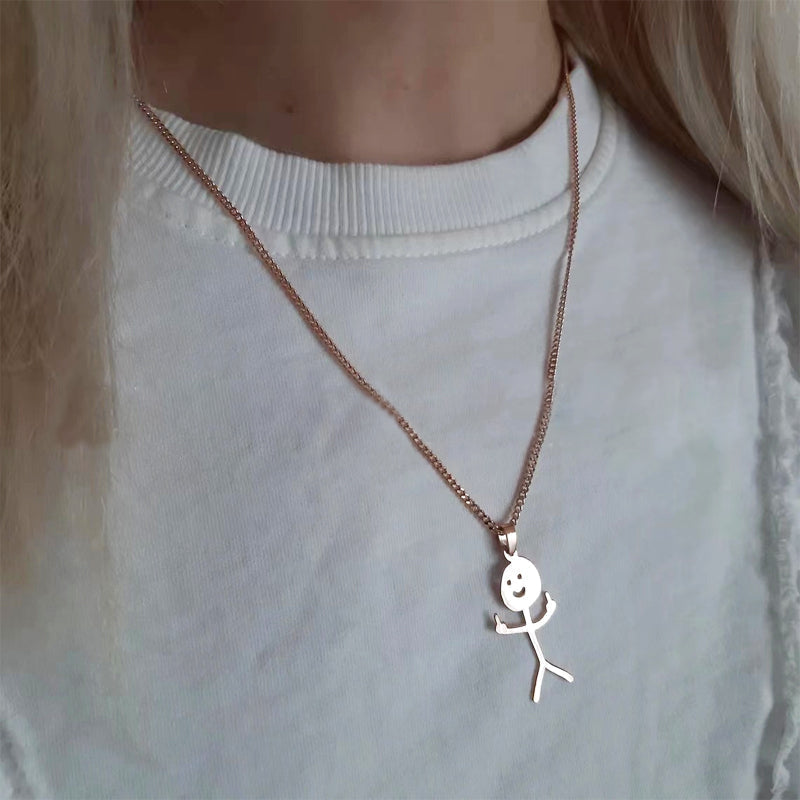 Trendy Funny Pendant Necklace