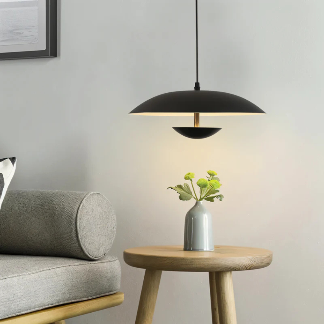 Metallic Hanging Pendant Light - Fesara