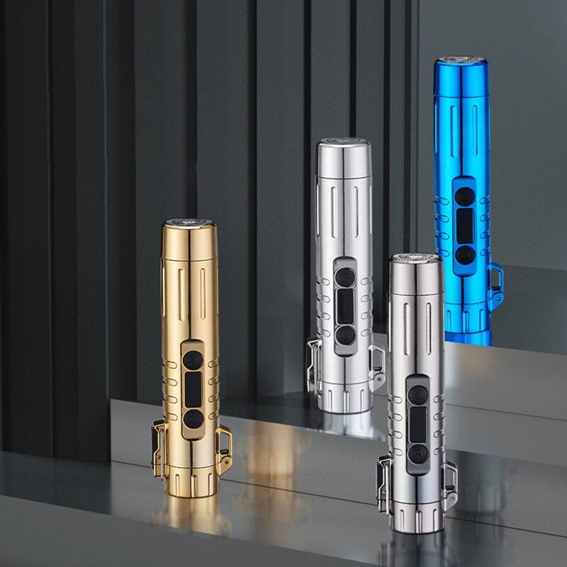 Premium Electric Shaver with LED Light and Trimmer