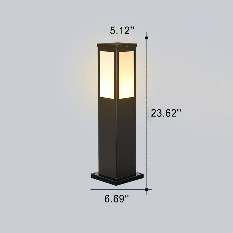 Contemporary Outdoor Solar Powered Garden Light
