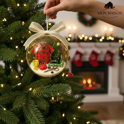 Festive Christmas Tree Sewing Ornament