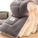 Warm Double Layer Fleece Winter Duvet - Frost Protection