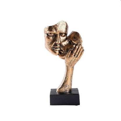 Modern Love Figurine Decorative Couple Statue