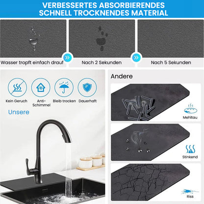 Waterproof Kitchen Sink Faucet Mat