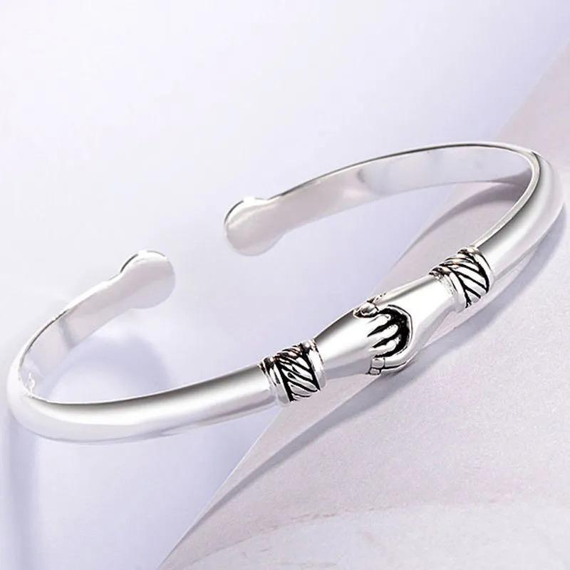 Best Friends Handshake Charm Bracelet