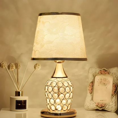 Elegant Glass LED Desk Lamp With Bright Glow