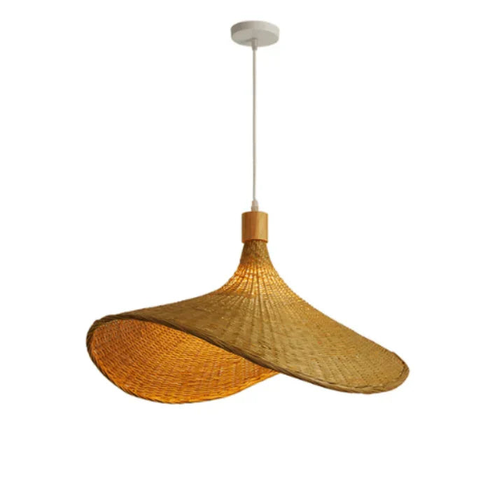 Natural Woven Rattan Pendant Light