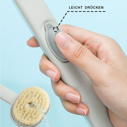 Extendable Bathroom Brush with Long Soft Handle