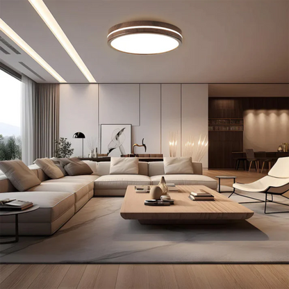 Modern Wood LED Ceiling Light