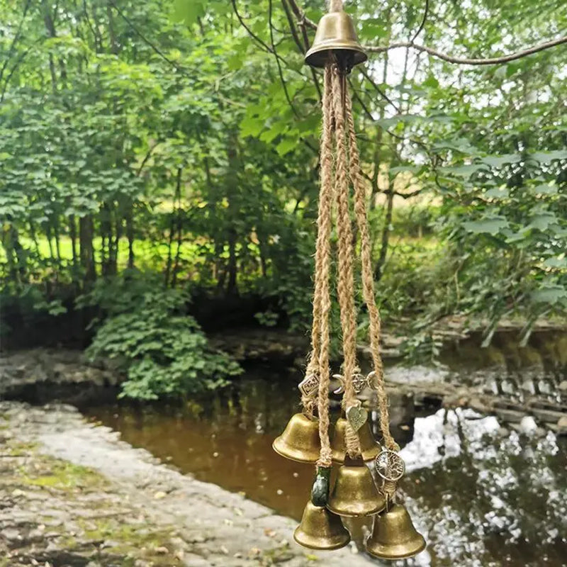 Unique Witch Bell Home Decor Accent