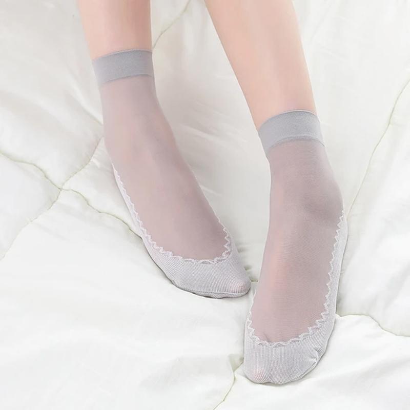 Soft Grip Cotton Socks, 5 Pack