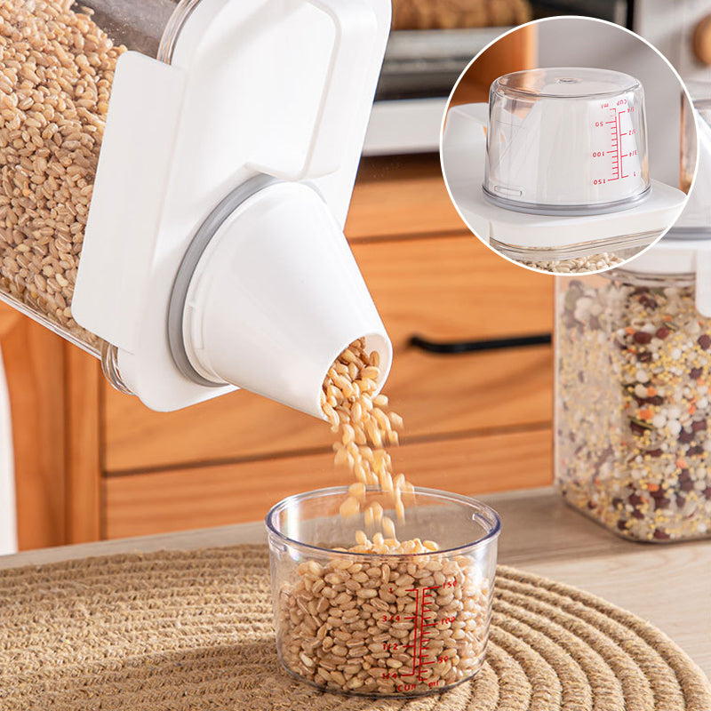 Fresh Food Storage Container with Measuring Cup - Fesara
