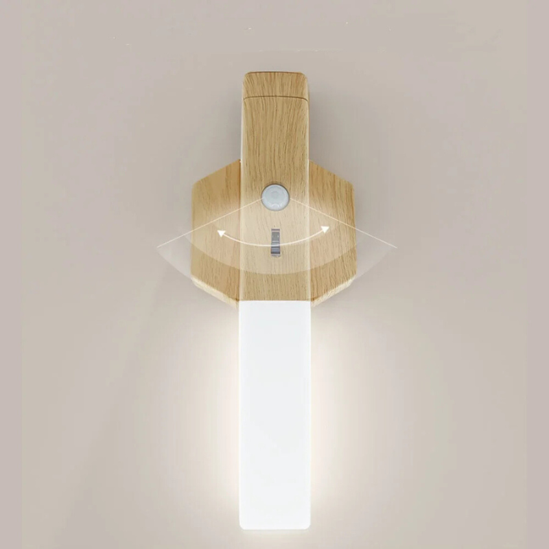 Compact LED Nightlight with Motion Detector - Fesara
