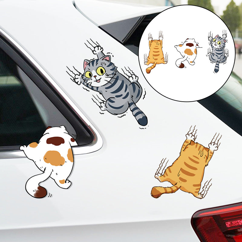 Funny Kitty Car Decal Sticker