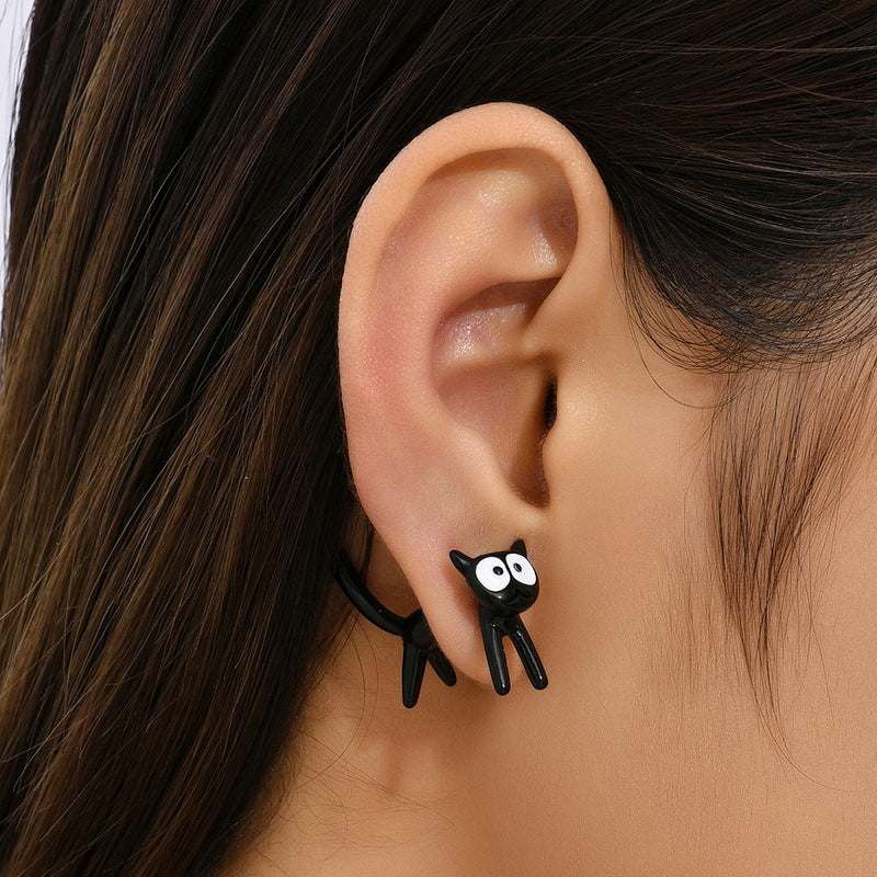 Adorable Cat Stud Earrings