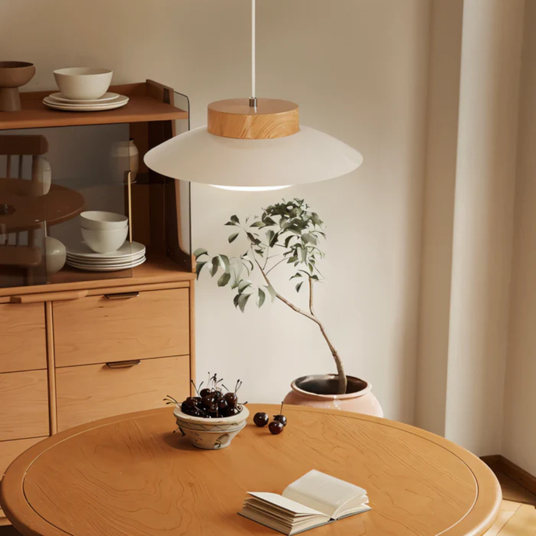 Cream Modern Dining Pendant Light