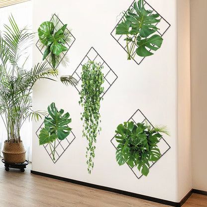 Realistic Plant Wall Stickers Decor
