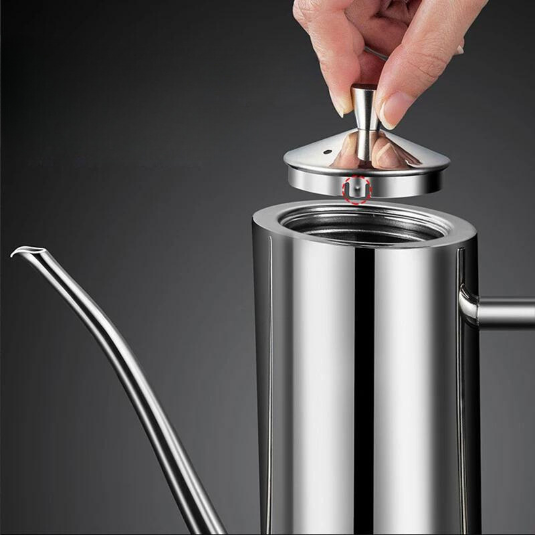 Easy Pour Stainless Steel Oil Bottle