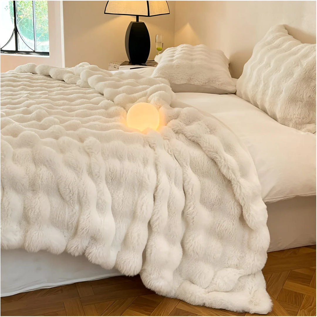 Plush Fuzzy Throw Blanket