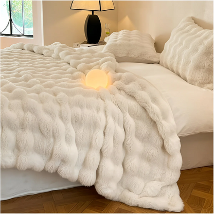 Plush Fuzzy Throw Blanket