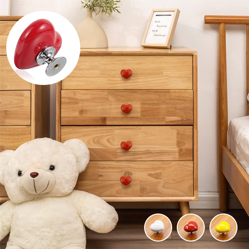 Decorative Heart Shaped Flush Button