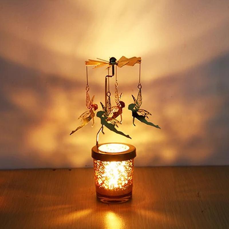 Rotating Metal Candle Holders